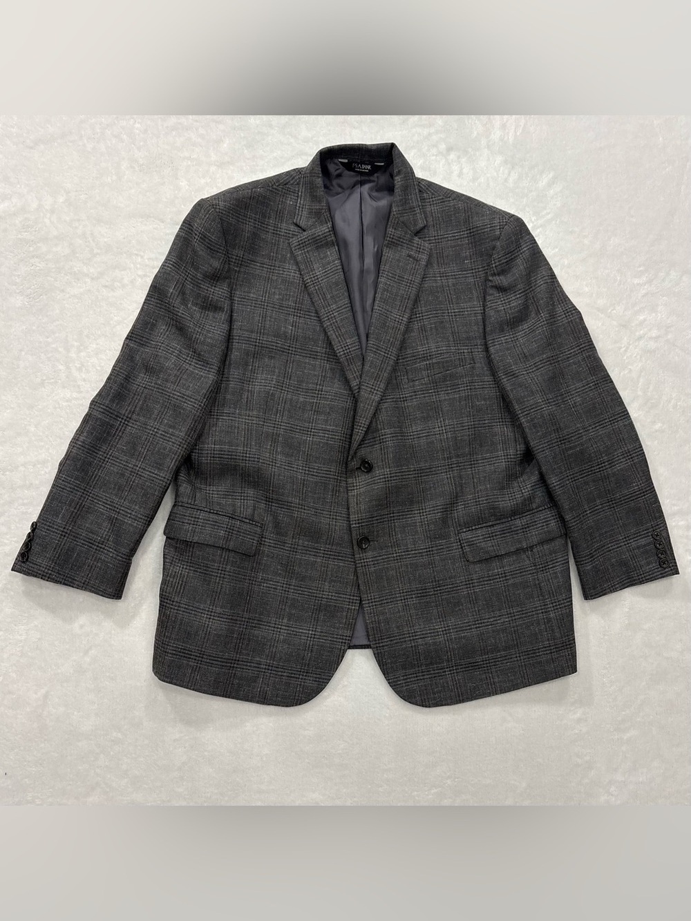 Jos A Bank Tailored Fit Wool Silk Linen Suit Jacket Sport Coat Men's size 50 R